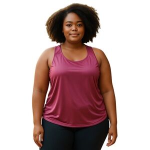 Xersion Pink Relaxed Tank Top
